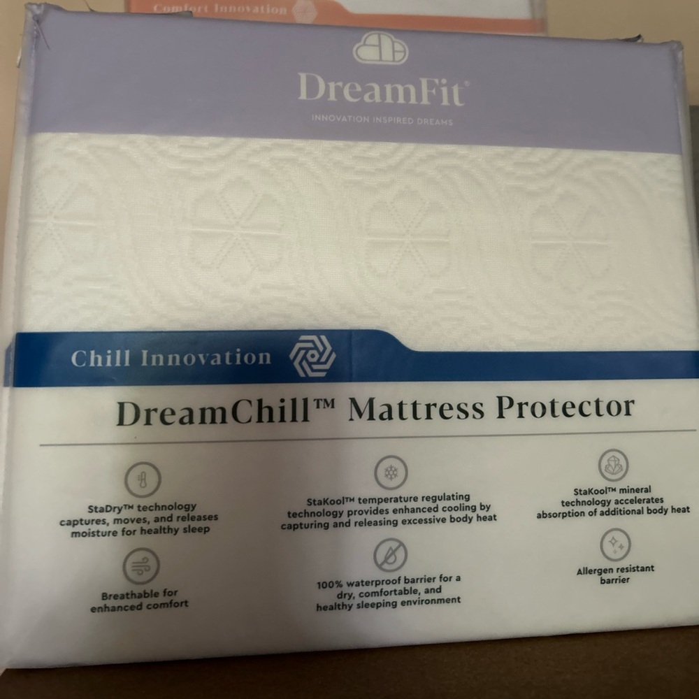 Chill Innovation Mattress Protector - White